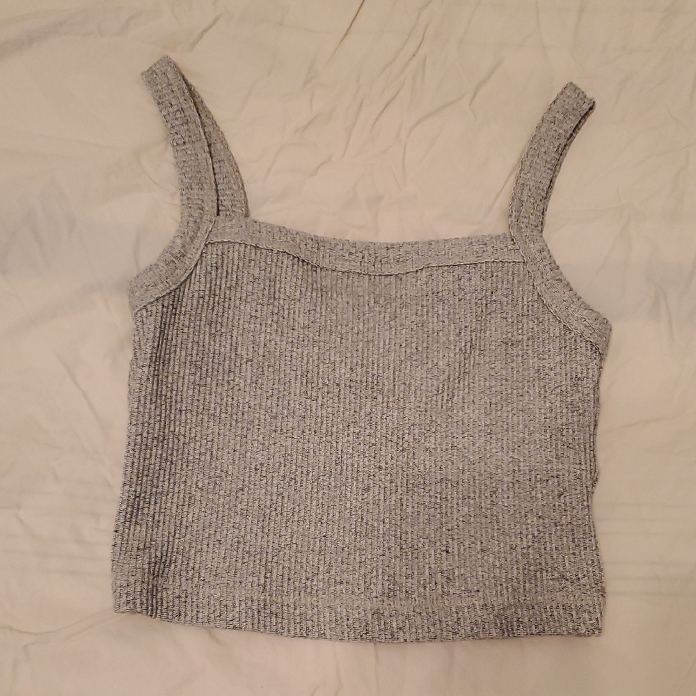 Madewell Gray Knit Camisole Top